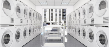 modern laundry room